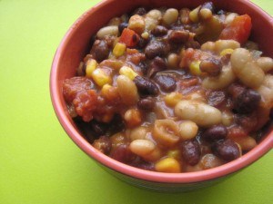 veggie bean chili