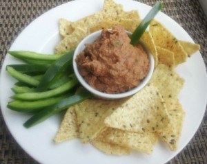 fiery red bean dip