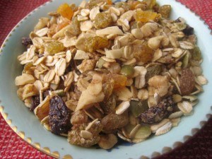 Slightly Sweet Granola