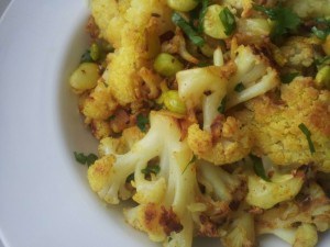 indian spiced cauliflower