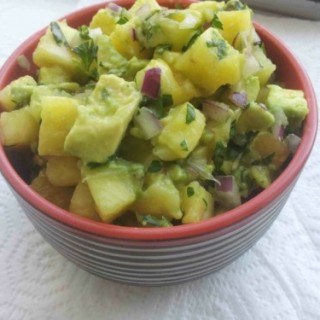 Fresh Pineapple Avocado Salsa