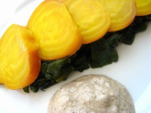 golden beets salad