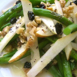 Pear & Green Bean Salad with Lemon Poppyseed Dressing