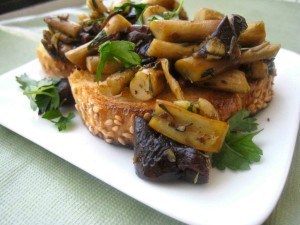 piopinni mushroom bruschetta