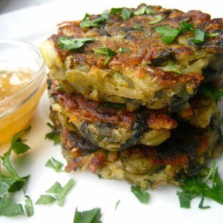 Curried Spinach Potato Pancakes