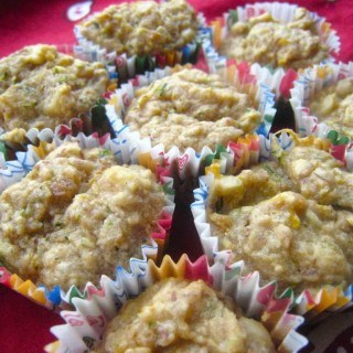 Zucchini-Walnut Ginger Mini Muffins