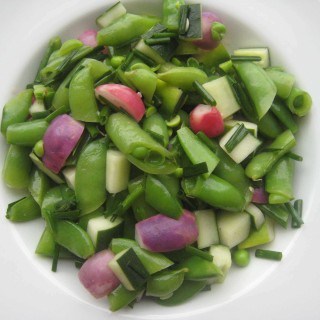 Snap Pea Salad with Radish