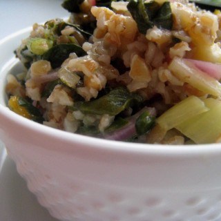 Swiss Chard and Fennel Bulgur Salad