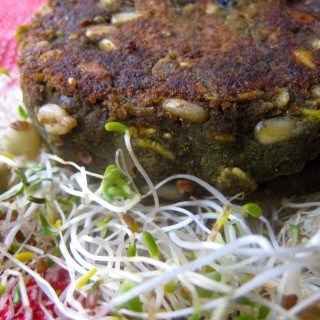 Mean Green Black Bean Patties