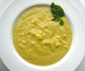 Chilled Fresh Corn Chowder Soup