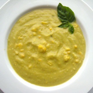 Chilled Fresh Corn Chowder Soup