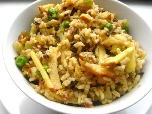 curried wild rice apple salad