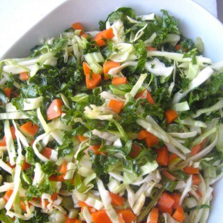 Delightful Kale & Cabbage Slaw!