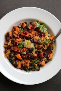 sweet potato black bean salad