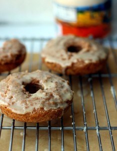 homemade applesauce doughnuts