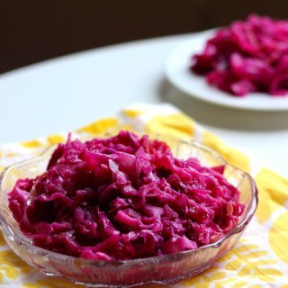 Braised Red Cabbage and Apples
