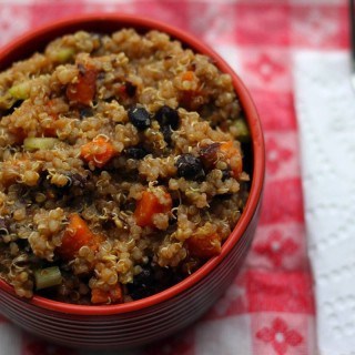 Black Bean Quinoa Salad with Chipotles