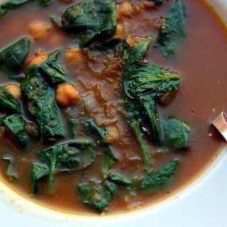 Spicy Chickpea Spinach Soup