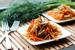 Carrot and Fennel Slaw with Olives