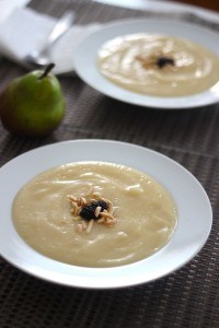 Chilled Pear Ginger Soup