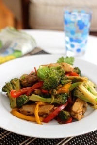 Beyond Meat: Mango Broccoli Stir Fry