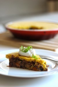 Vegan Black Bean Seitan Tamale Pie site