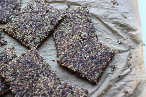 four seed flax crackers
