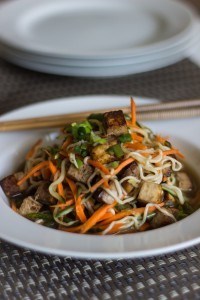 Vietnamese Tofu Noodle Salad