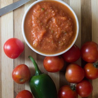 Easy Roasted Tomato Salsa