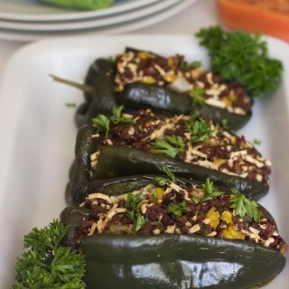 Stuffed Poblano Peppers