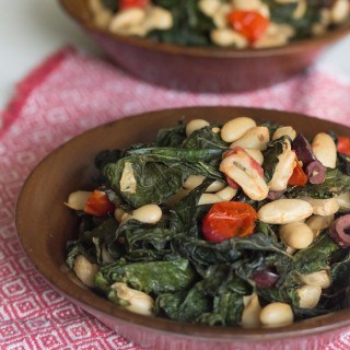 White Bean, Kale and Tomato Salad
