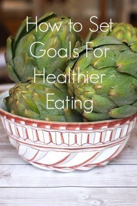 set goals for healthier eating
