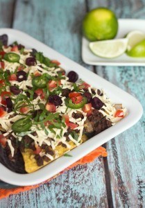 loaded vegan nachos