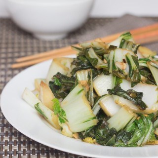 Stir Fried Bok Choy With Ginger and Garlic