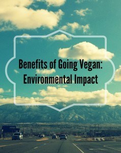 benefits of going vegan ecological footprint