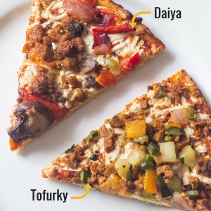 vegan pizza slices