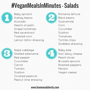 vegan meals in minutes examples