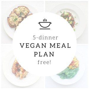 vegan meal plan