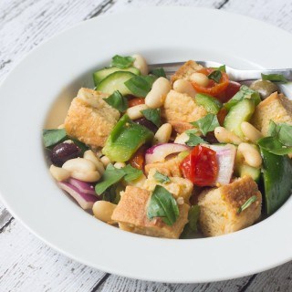 White Bean and Tomato Bread Salad
