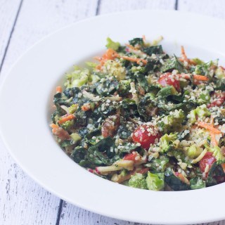 (Mostly) Raw Kale Salad