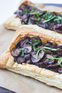 mushroom tart