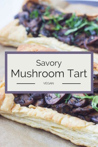 mushroom tart
