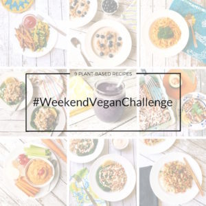 weekend vegan challenge