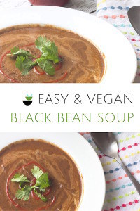 easy black bean soup