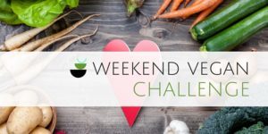 weekend vegan challenge