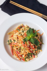 peanut noodles