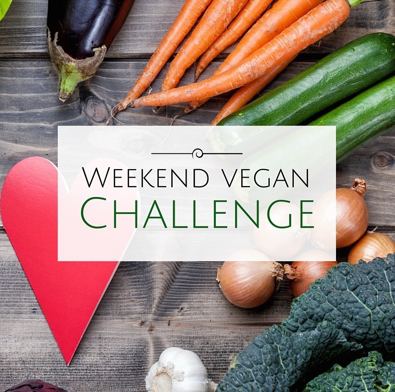 weekend vegan challenge