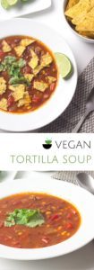 vegan tortilla soup