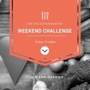 weekend vegan challenge
